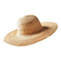 Summer vacation straw hat with wide brim perfect for cruise vibes and sunny days outdoors enjoying warm weather