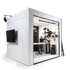 Mobile Photo Studio Interior.