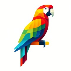 Fototapeta premium Parrot bird illustration
