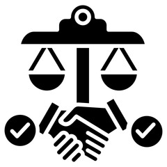 Legal Contract Icon