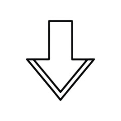download icon on a white background