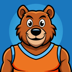 cartoon, bear, animal, vector, illustration, teddy, baby, cute, lion, toy, fun, mammal, character, brown, smile, happy, isolated, dog, wild, cheerful, art, fur, funny, cat, drawing