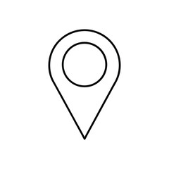 vector map pointer icon