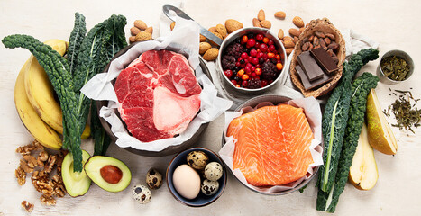 Foods boosting dopamine production,  products rich in vitamins and nutrients