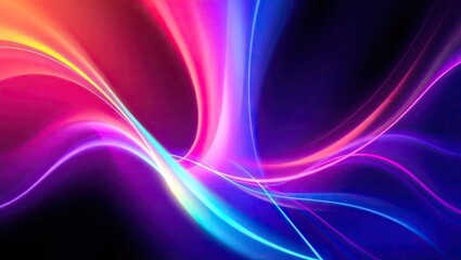 abstract background with glowing lines, sparkling light, absolute waves, mesh gradient wave background