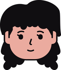 Minimalist Handrawn People Head Collection