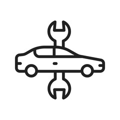 Car Repair II icon vector image. Suitable for mobile apps, web apps and print media.