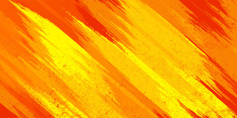 Dots halftone yellow and dark blue color pattern gradient grunge texture background. vector grunge