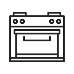 Cooking Stove icon vector image. Suitable for mobile apps, web apps and print media.