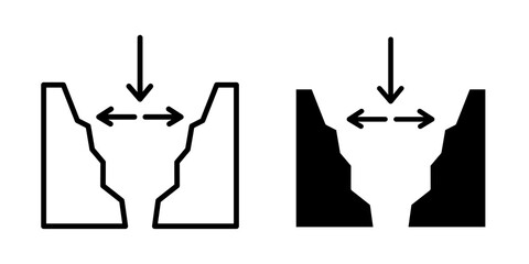 Gap icon sign symbol design.