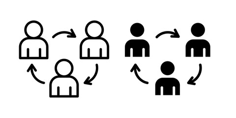 Third party icon sign symbol design.