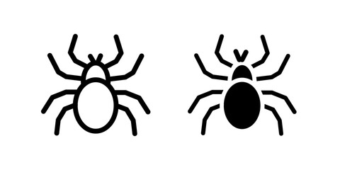 Spider icon sign symbol design.