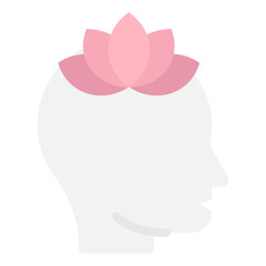Mindfulness Meditation Lotus Illustration