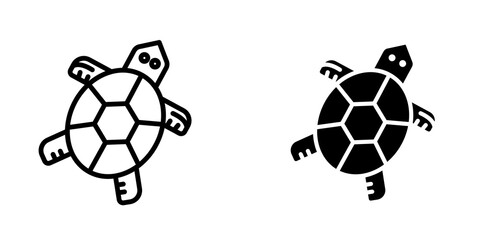 Obraz premium Turtle icon sign symbol design.