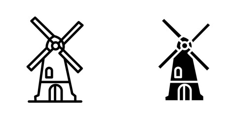 Mill icon sign symbol design.