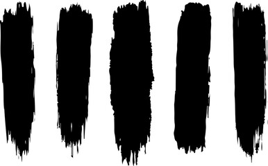 Grunge Brush Stroke vector bundle art