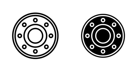 Car bearing icon sign symbol design.