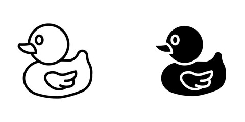 Duck icon sign symbol design.