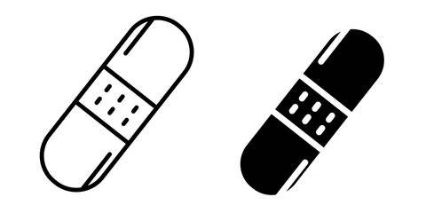 Band aid icon sign symbol design.