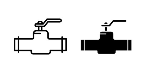 Valve icon sign symbol design.