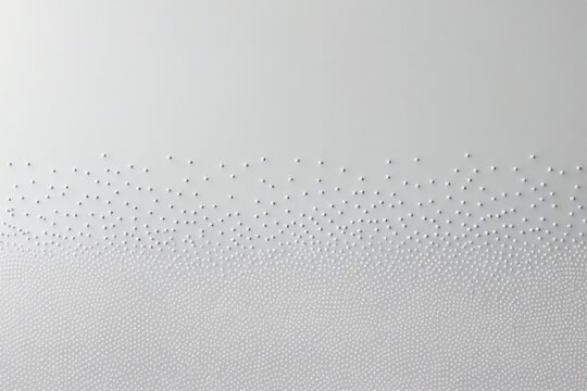 Field of white spheres  a visually striking image of a modern and minimalist abstract art installation, ideal for backgrounds and design concepts.