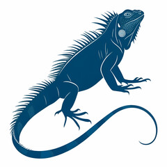 Fototapeta premium iguana on a tree