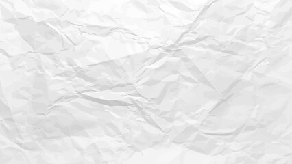 White clean crumpled paper