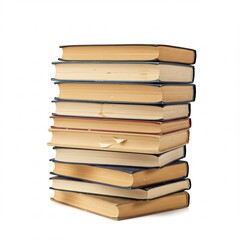 古本積み重ね 温かい光 知識の重み