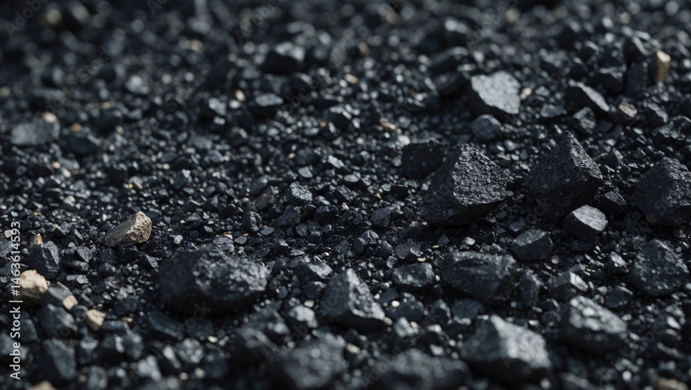 Poster abstract black and white basalt stone pattern for design