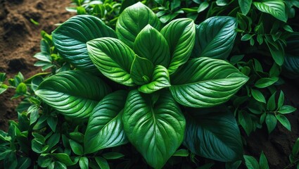 Fototapeta premium Sharp-resolution leaf picture perfect for botanical analysis or gardening sites