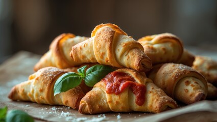 Delicious Homemade Panzerotti and Calzone Featuring Cheese, Tomato, and Italian Flavors