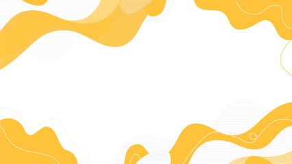 Yellow Abstract Wave Background - Bright and Energetic Design Template for Digital and Print