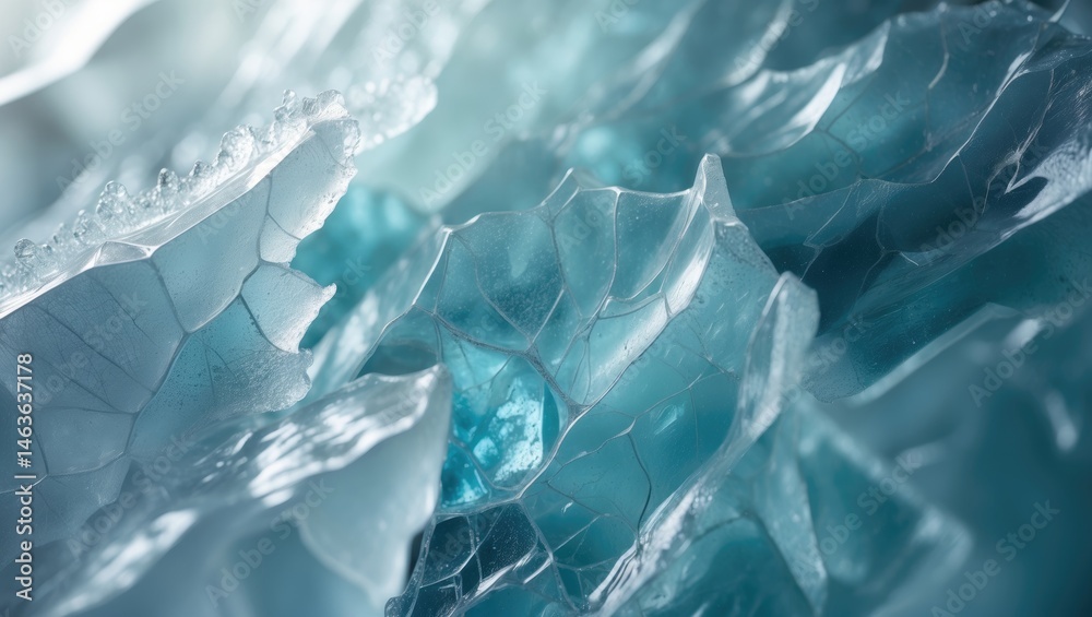Leinwandbilder Ice Pattern and Texture for Background or Design