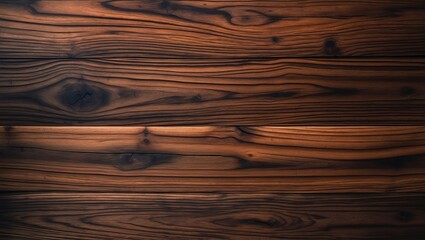 Obraz premium Wooden plank texture featuring black walnut grain for a rustic natural look