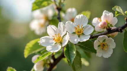 Obraz premium Apple tree in bloom