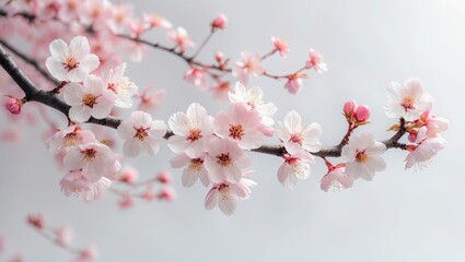 Fototapeta premium Isolated sakura flower on background