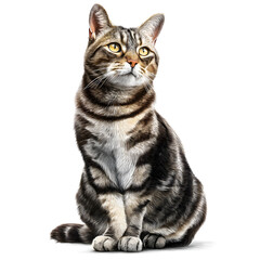 Obraz premium German Rex Cat Sitting