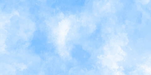 Abstract sky blue watercolor vector art background. Decorative sky blue textured. Aquarelle paint paper textured stain canvas element for text design.