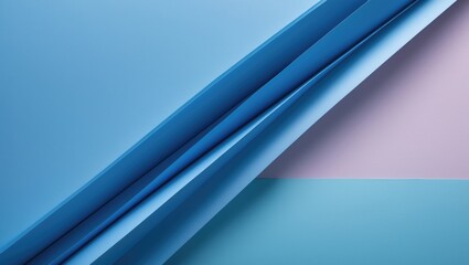 Obraz premium Elegant scuba blue paper backdrop with vibrant pastel hues, crisp contrast, and contemporary minimalistic style