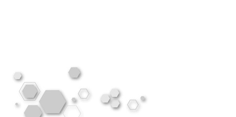 grey and whti hexagon white background wall pattern