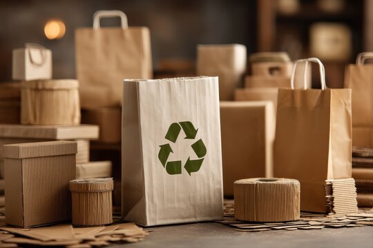 Sustainability focus on eco-friendly packaging materials for recycling