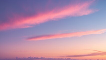 Obraz premium Luxurious soft gradient clouds and sunlight on a blue sky, great for background use