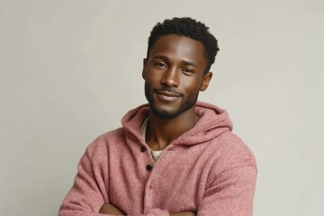 Fototapeta premium Portrait of a Confident African-American Man