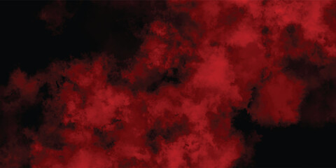 Gothic Red Cloud Texture with Dense Black Smoke Elements

