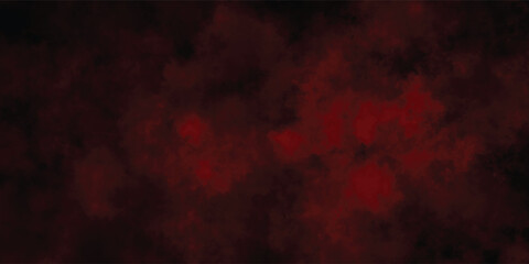 Scary Red Background with Abstract Smoke and Fog Layers

