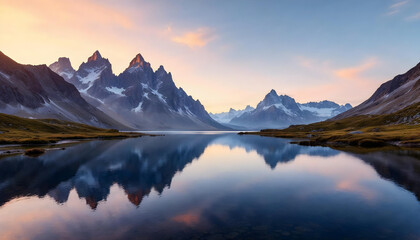 sunrise over the mountains