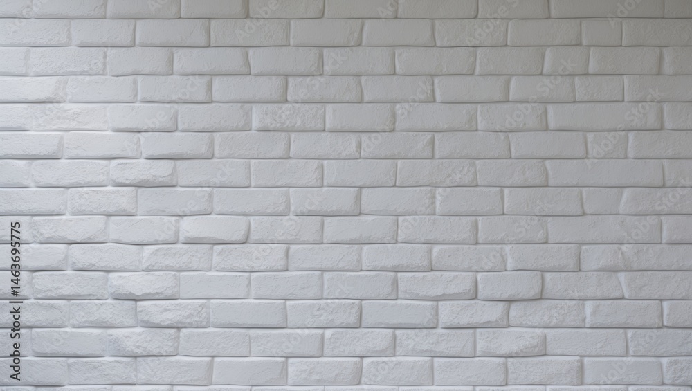 Poster vintage white stone wall pattern with rough texture for use as a background or in architectural deco