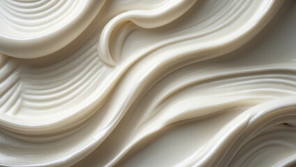 Obraz premium Surface Texture of Ice Cream