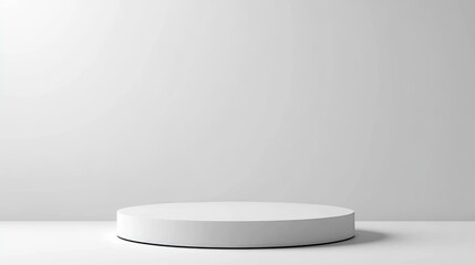 Modern Minimalist White Product Display