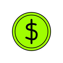 green dollar sign
